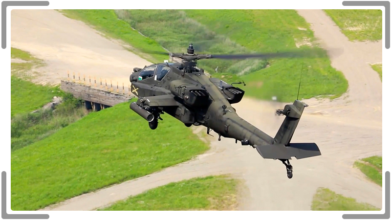 Northstar Aerospace Military helicopter in a video showcasing the investment potential during the M&A process.